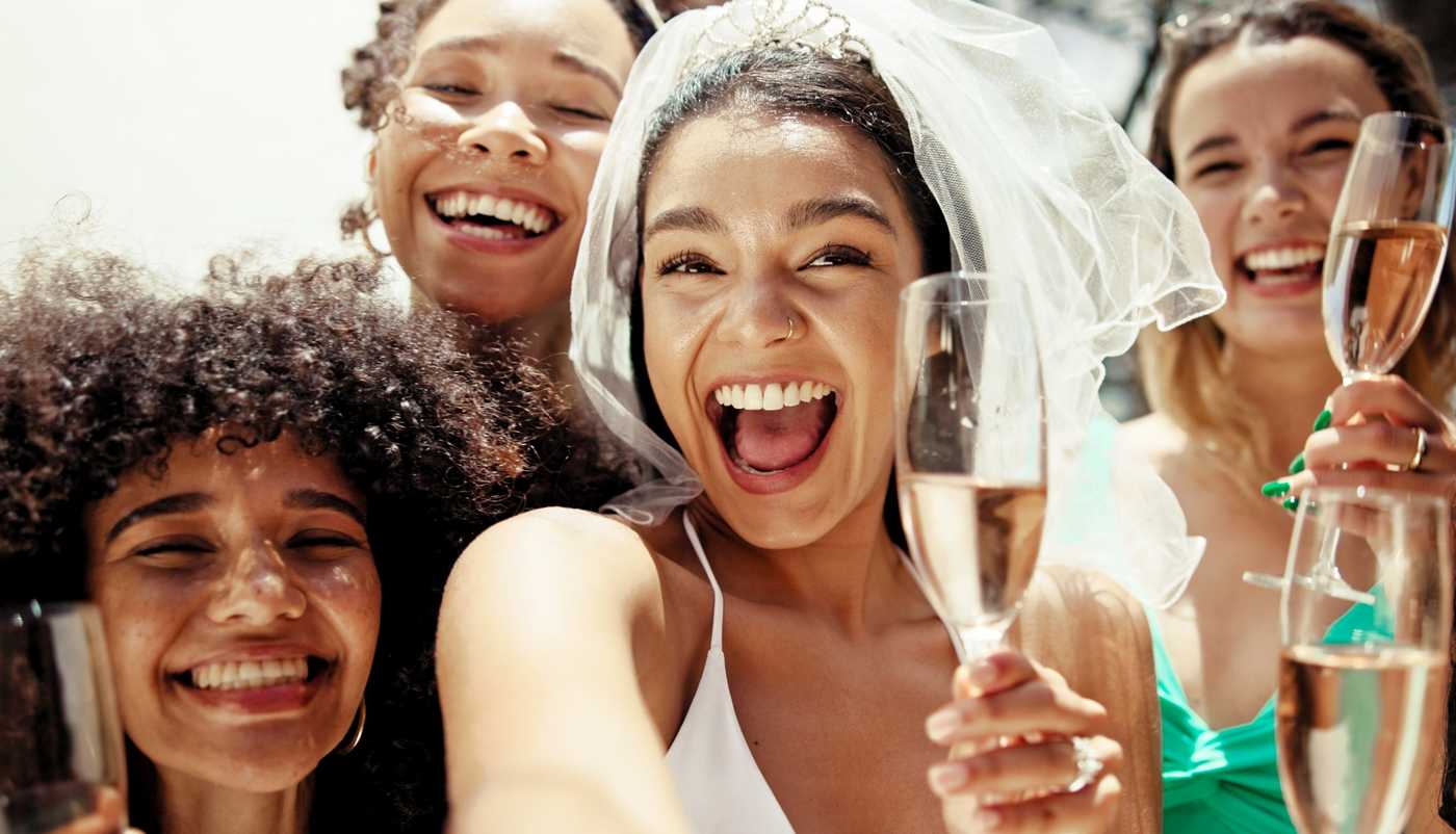 bridal party cooking party fun