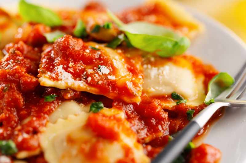 ravioli made in pasta class nyc