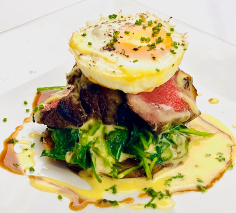 brunch dish created in cooking class nyc