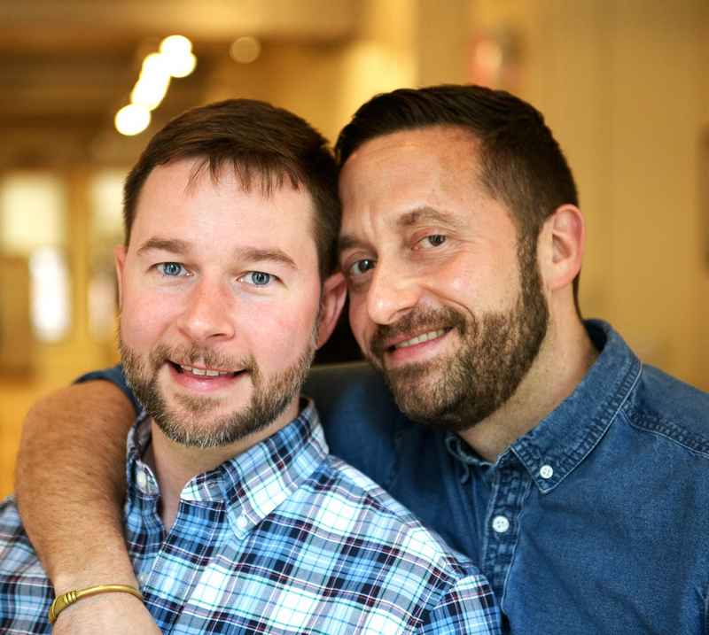 happy couple at Valentine's Day cooking class in NYC